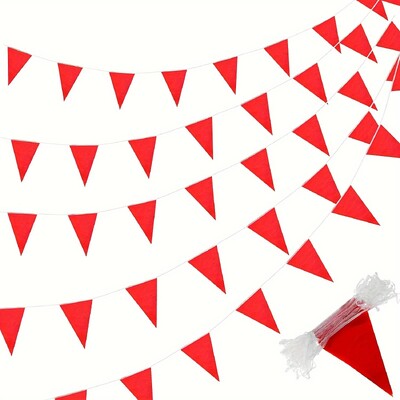 1PC Triangle Color Flag Μαζική γιρλάντα Grand Opening Mardi Gras Διακόσμηση πάρτι γενεθλίων Εορταστική γιορτή σε εξωτερικούς χώρους (Πολύχρωμα)