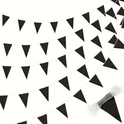 1PC Triangle Color Flag Μαζική γιρλάντα Grand Opening Mardi Gras Διακόσμηση πάρτι γενεθλίων Εορταστική γιορτή σε εξωτερικούς χώρους (Πολύχρωμα)