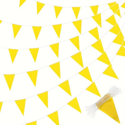 1PC Triangle Color Flag Μαζική γιρλάντα Grand Opening Mardi Gras Διακόσμηση πάρτι γενεθλίων Εορταστική γιορτή σε εξωτερικούς χώρους (Πολύχρωμα)