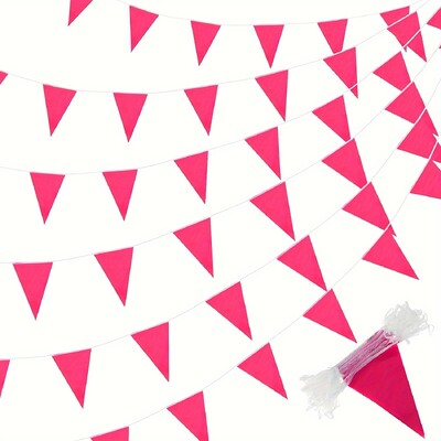 1PC Triangle Color Flag Μαζική γιρλάντα Grand Opening Mardi Gras Διακόσμηση πάρτι γενεθλίων Εορταστική γιορτή σε εξωτερικούς χώρους (Πολύχρωμα)
