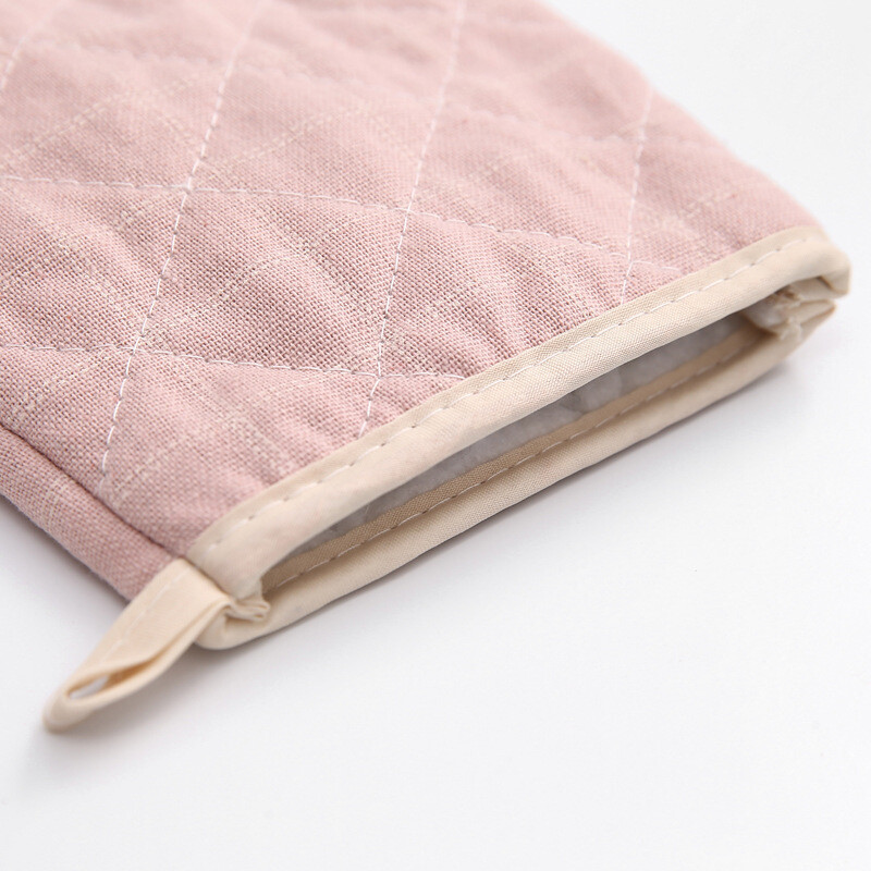 Dupla hőálló kesztyű mikrohullámú sütőhöz hőálló, párnázott serpenyővel párnázott készlet, vastagított hőálló sütőkesztyűkhöz