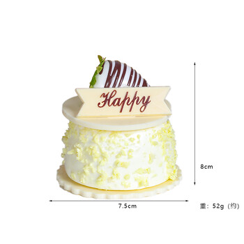 1PC изкуствен мус торта десерт фалшива декорация на храна фотография професионална симулация на храна модел торта украса на маса за чай FCYY-034