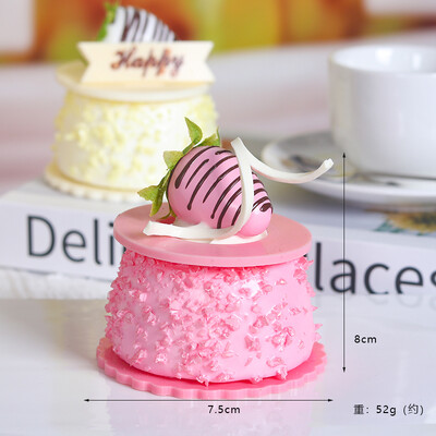1 ΤΕΜ. Επιδόρπιο τεχνητής μους κέικ Fake Food Decoration Photography Pro Food Simulation Cake Model Decoration Table Tea Decoration FCYY-034
