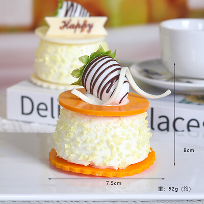 1 ΤΕΜ. Επιδόρπιο τεχνητής μους κέικ Fake Food Decoration Photography Pro Food Simulation Cake Model Decoration Table Tea Decoration FCYY-034