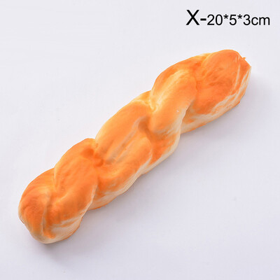 Τεχνητή προσομοίωση PU Bread Food Model κουκλόσπιτο Μινιατούρα Πρωινού Βιτρίνα καταστήματος Οθόνη Φωτογραφίας στηρίγματα Διακόσμηση