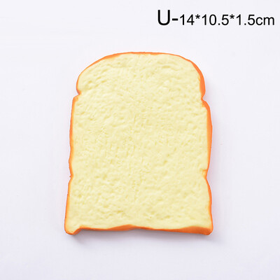 Τεχνητή προσομοίωση PU Bread Food Model κουκλόσπιτο Μινιατούρα Πρωινού Βιτρίνα καταστήματος Οθόνη Φωτογραφίας στηρίγματα Διακόσμηση
