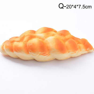 Τεχνητή προσομοίωση PU Bread Food Model κουκλόσπιτο Μινιατούρα Πρωινού Βιτρίνα καταστήματος Οθόνη Φωτογραφίας στηρίγματα Διακόσμηση
