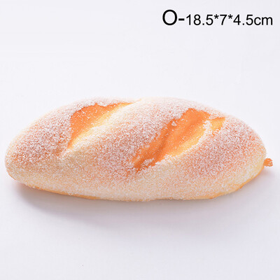 Τεχνητή προσομοίωση PU Bread Food Model κουκλόσπιτο Μινιατούρα Πρωινού Βιτρίνα καταστήματος Οθόνη Φωτογραφίας στηρίγματα Διακόσμηση