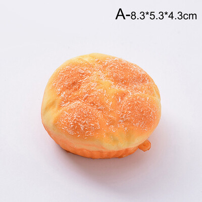 Τεχνητή προσομοίωση PU Bread Food Model κουκλόσπιτο Μινιατούρα Πρωινού Βιτρίνα καταστήματος Οθόνη Φωτογραφίας στηρίγματα Διακόσμηση