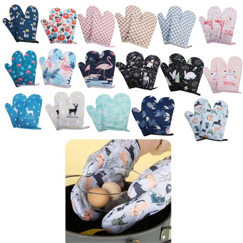 1db hőszigetelő kesztyű, forrázásgátló mikrohullámú kesztyű, magas hőmérsékletnek ellenálló konyhai sütőkesztyű