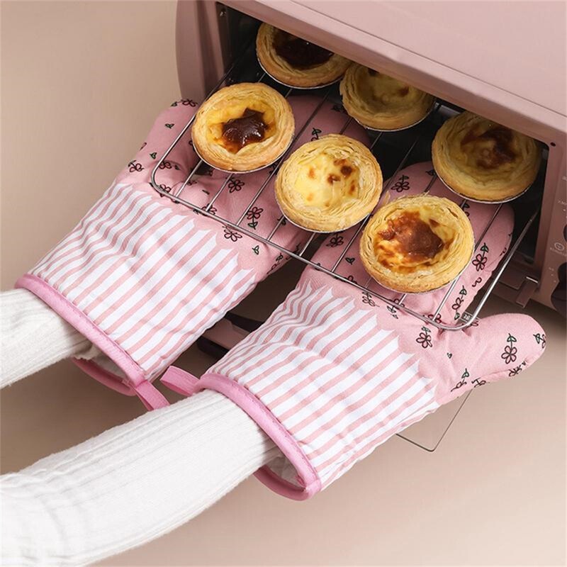 Mikrohullámú sütő kesztyű tűzálló és csúszásmentes sütőkesztyű hőszigetelő sütés főzőeszköz konyha grill grill kesztyű