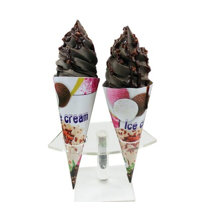 Μοντέλο Simulation Ice Cream Σοκολατένιο Παγωτό Ψεύτικα φαγητά χωνάκι ντουλάπι εξωτερικής πόζας Διακοσμητικά παιχνίδια