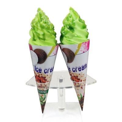 Μοντέλο Simulation Ice Cream Σοκολατένιο Παγωτό Ψεύτικα φαγητά χωνάκι ντουλάπι εξωτερικής πόζας Διακοσμητικά παιχνίδια