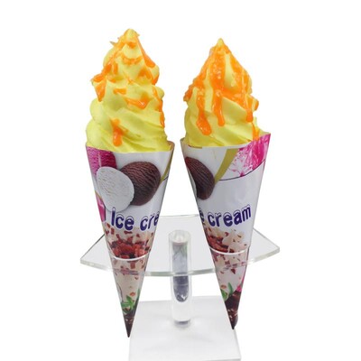 Μοντέλο Simulation Ice Cream Σοκολατένιο Παγωτό Ψεύτικα φαγητά χωνάκι ντουλάπι εξωτερικής πόζας Διακοσμητικά παιχνίδια