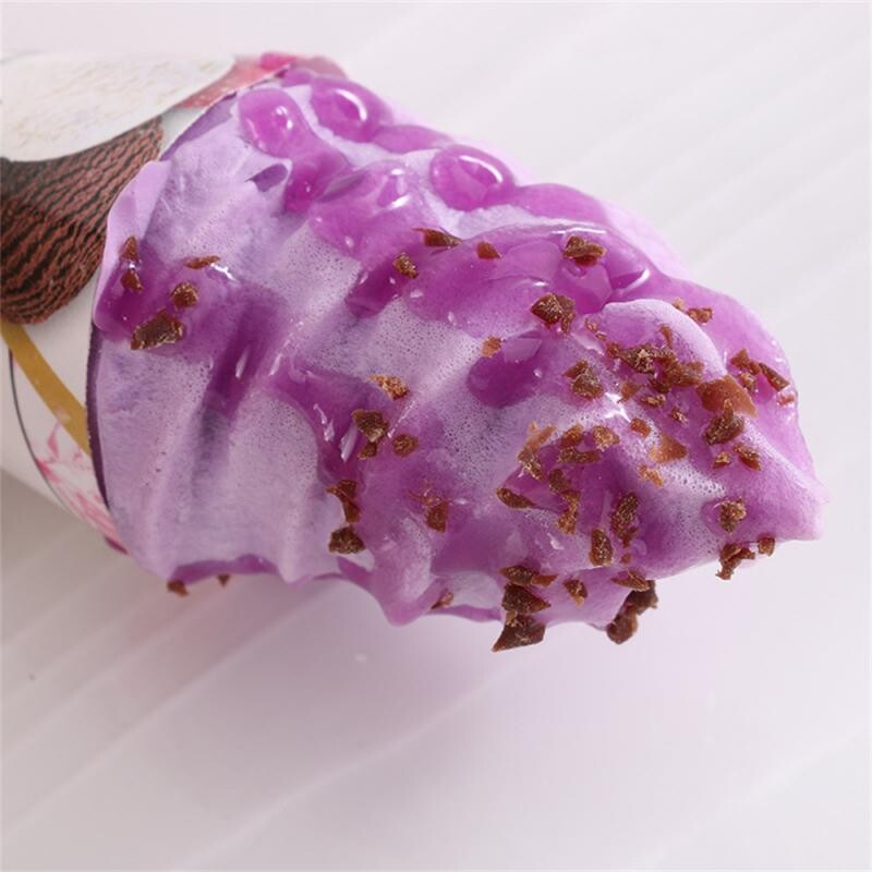 Szimulációs fagylalt modell Csokoládé fagylalt Hamis étel kúpos szekrény kültéri póz dekoratív játékok