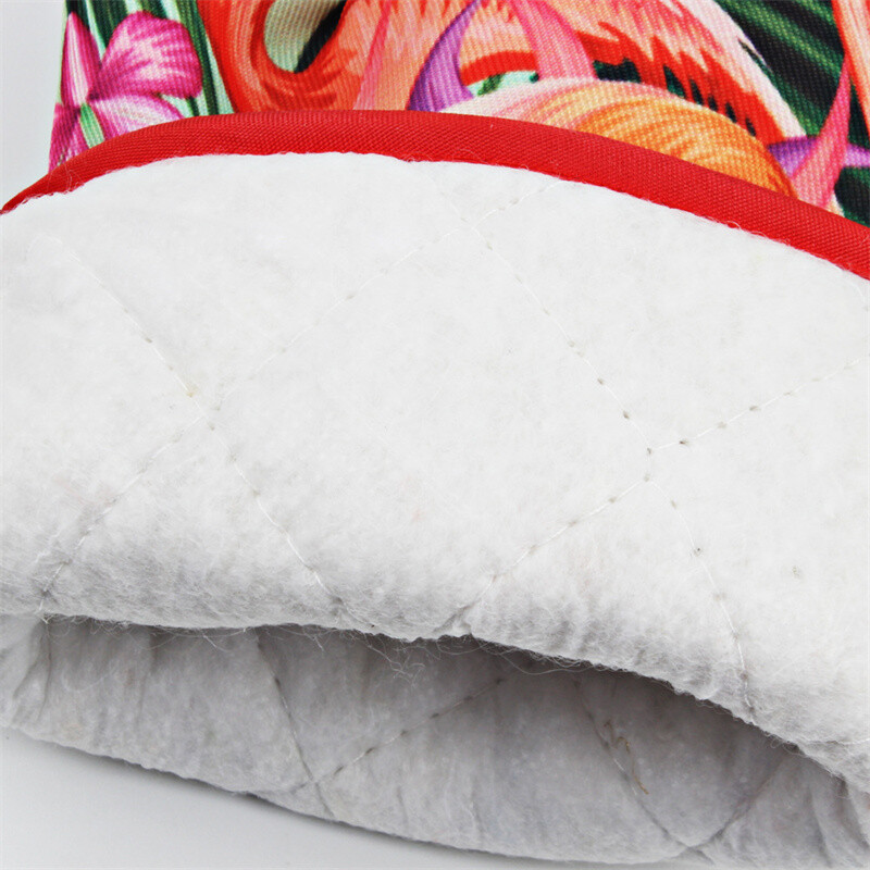 Mikrohullámú kesztyűk karácsonyi parti dekorációs kellékek sütőkesztyűk edénytartó szigetelő szőnyeg Sütés konyhai eszközök forrázásgátló