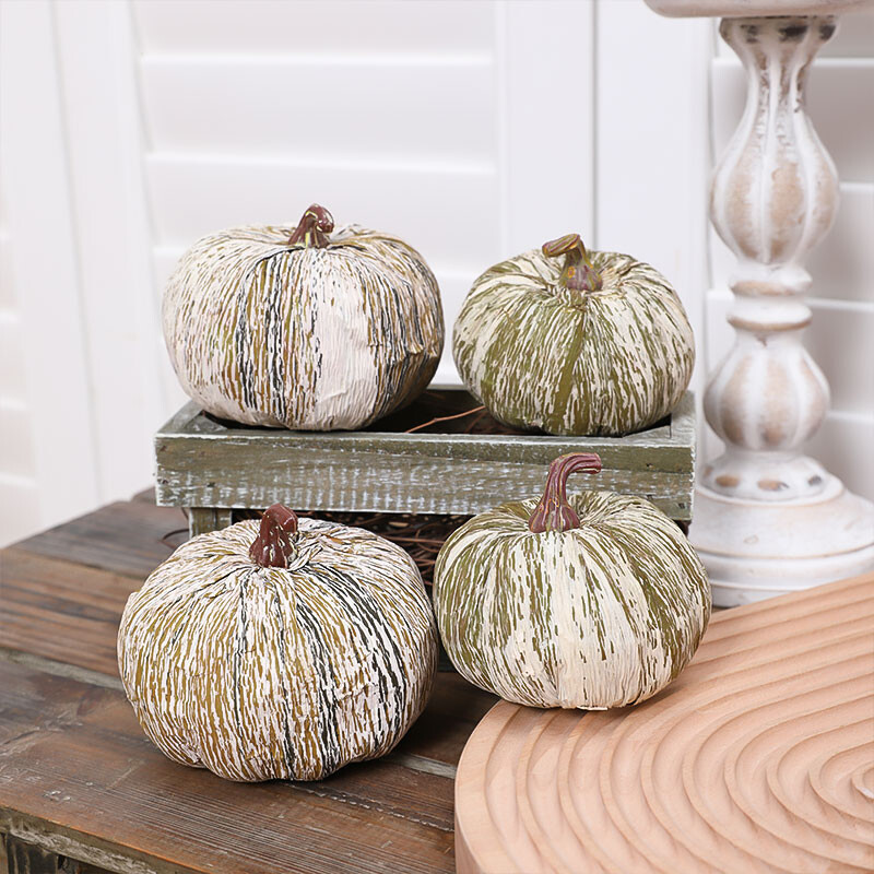1 készlet valósághű vidéki mesterséges sütőtök, élénk őszi lakberendezés, Hálaadás betakarítási Fesztivál és őszi dekoráció