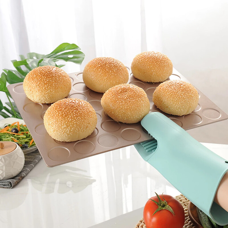 1 db sűrített szilikon sütő, mikrohullámú sütő, hőszigetelő kesztyű, hőálló, csúszásgátló konyhai sütőkesztyű