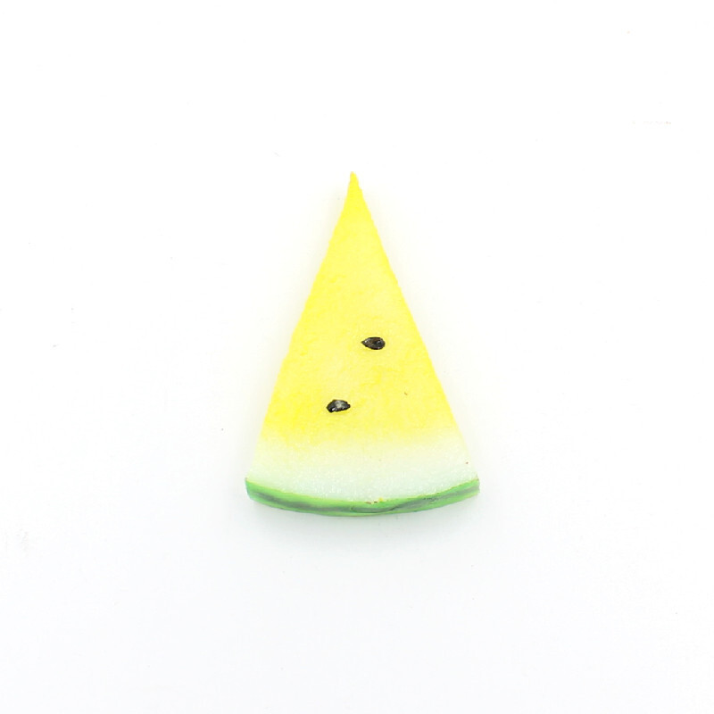 Szimulált görögdinnye bőr, hamis görögdinnye szeletek, hamis gyümölcs szeletek, étel, ételmodell, étterem, étterem dekoráció, lő