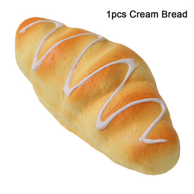 Mesterséges étel szimuláció hamis sütemény kenyér modell francia bagett pirítós croissant asztal lakberendezési fotózás kellékek konyha