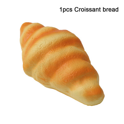 Mesterséges étel szimuláció hamis sütemény kenyér modell francia bagett pirítós croissant asztal lakberendezési fotózás kellékek konyha
