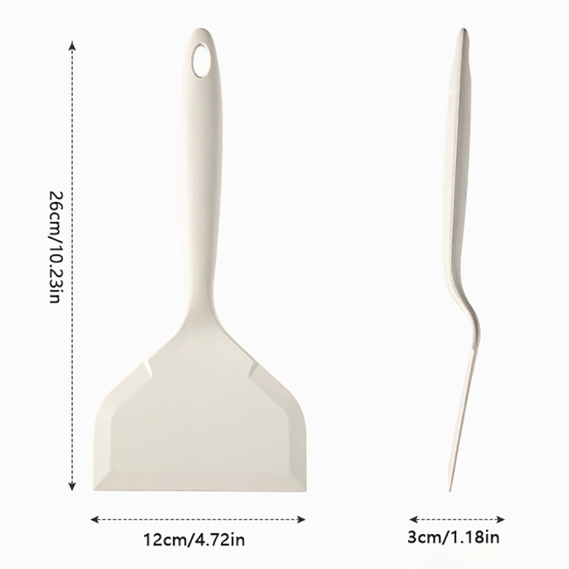 Kodumajapidamises kasutatav silikoonlabidas Jade keedulabidas Mittenakkuva spetsiaalne paks munakeedulabidas Silikoonist praepann
