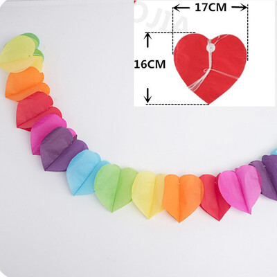 3 m Papír pillangó Füzér virág Banner húzó zászló Boldog születésnapot esküvői party Favor Baba zuhanyfüggöny dekorációs kellékek 6z