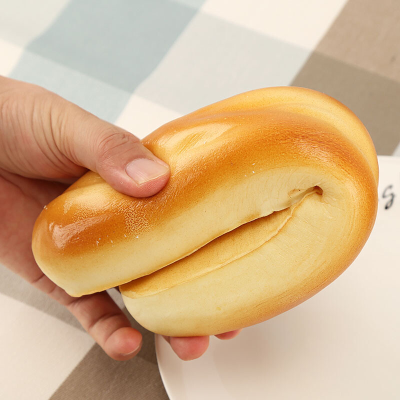 Hamis bagett kenyér szimuláció Puha élethű hosszú bagettek Süteménybolt Ételmodell Lakásdekoráció INS Forró fotó kellékek 1db