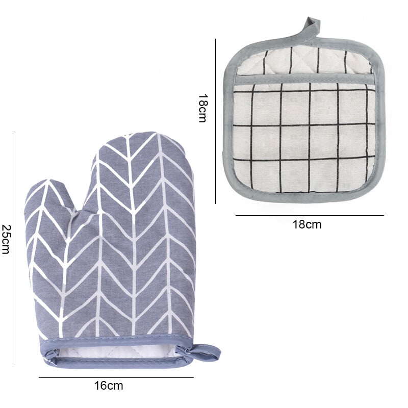 1 db Sütőkesztyű Forrázásgátló Mikrohullámú hőálló szigetelés Csúszásmentes sütőkesztyű Hőálló konyhai főzési kellék
