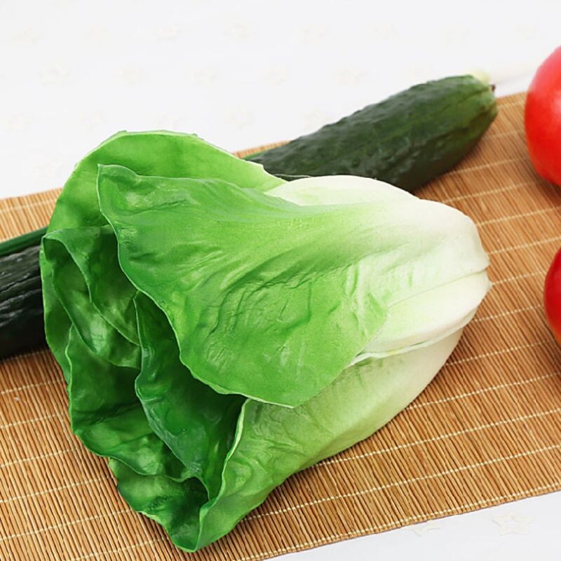 Reális élethű dekoratív műsaláta hamis zöldségek ház Konyha Esküvői Szekrény vitrin dekoráció