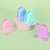 1 db szilikon hőszigetelő sütőkesztyű, hőálló, forrázásgátló kesztyű, rajzfilm állati edénykapcsos konyhai kiegészítők