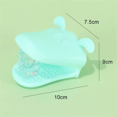 1 db szilikon hőszigetelő sütőkesztyű, hőálló, forrázásgátló kesztyű, rajzfilm állati edénykapcsos konyhai kiegészítők