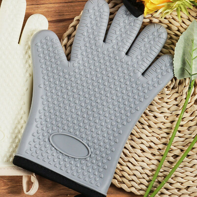 Kepimo pirštinės Silikoninės Orkaitės Pirštinės Neslysta Sutirštintos Aukštai Temperatūrai Atsparios Restoranas Virtuvė Nuplikymo Pirštinės Virtuvės Įrankis