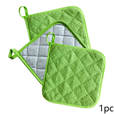 Karščiui atsparūs rankšluosčių puodų laikikliai Medvilninis Neslystantis kilimėlis Puodų laikiklis Puodų laikiklis Virtuvė Kepimo pagalvėlės Stalo padėkliukų priedai