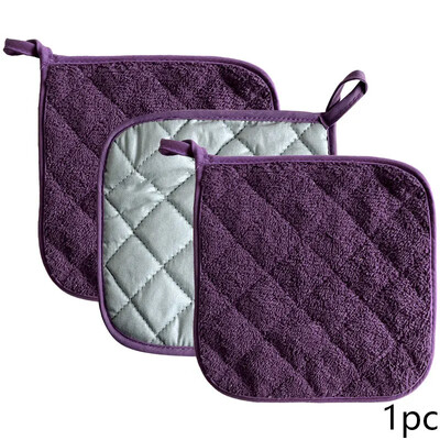 Karščiui atsparūs rankšluosčių puodų laikikliai Medvilninis Neslystantis kilimėlis Puodų laikiklis Puodų laikiklis Virtuvė Kepimo pagalvėlės Stalo padėkliukų priedai