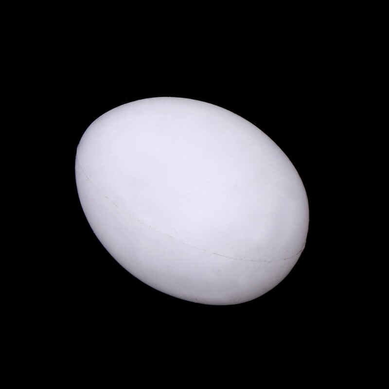 Tömör papagáj műanyag tojások, fehér, monokróm, zöld pofa, lorikeet gyűrűs nyakú Dove for Quaker Cockatiel számára, 5 db