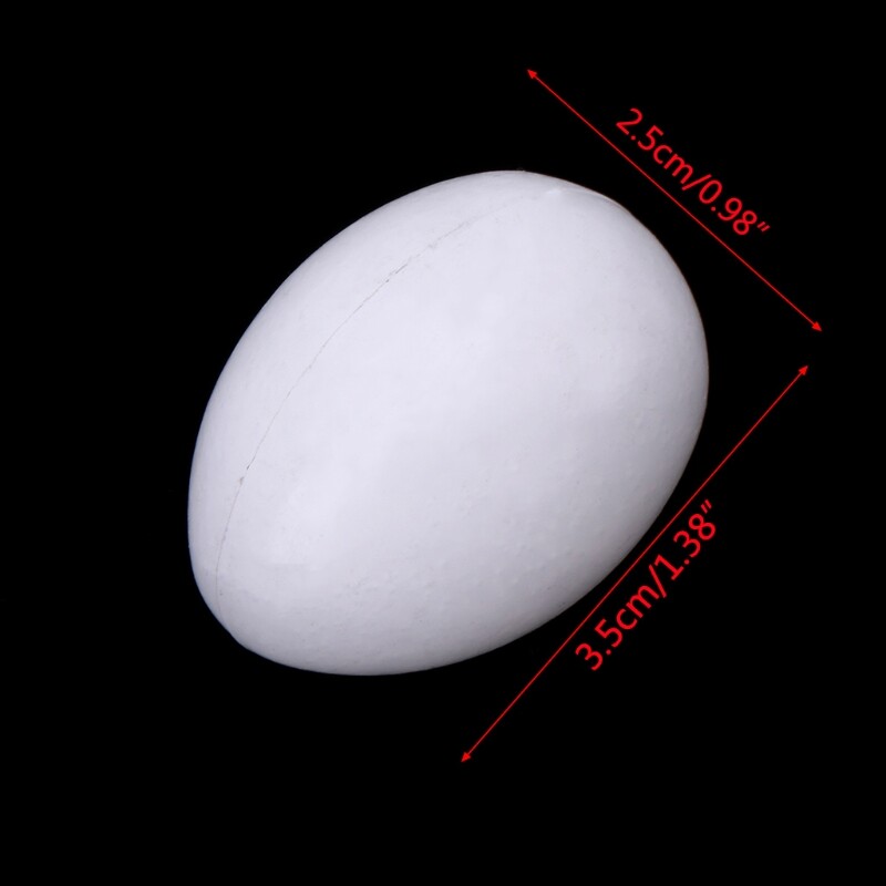 Tömör papagáj műanyag tojások, fehér, monokróm, zöld pofa, lorikeet gyűrűs nyakú Dove for Quaker Cockatiel számára, 5 db