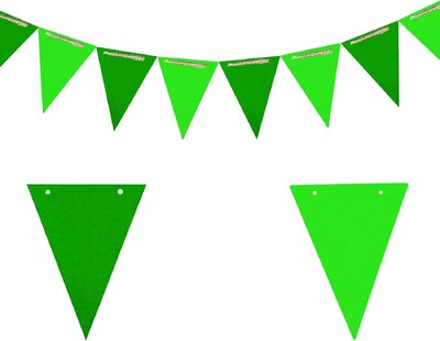 20 láb kétoldalas sötétkék, sárga csillogó, függő zászlós zászló Háttér Születésnapi Esküvő Partik Rendezvények Dekorációs kellékek