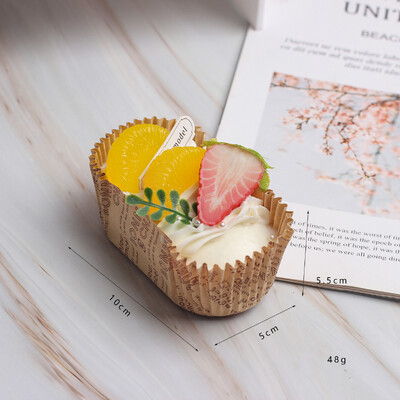 1 db mesterséges gyümölcstorta desszert esküvői party dekoráció tortadíszítés fotózás Professzionális ételszimulációs tortamodell