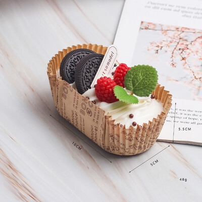 1 db mesterséges gyümölcstorta desszert esküvői party dekoráció tortadíszítés fotózás Professzionális ételszimulációs tortamodell