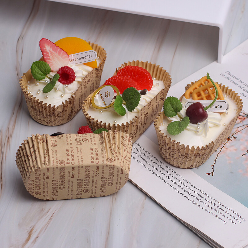 1 db mesterséges gyümölcstorta desszert esküvői party dekoráció tortadíszítés fotózás Professzionális ételszimulációs tortamodell