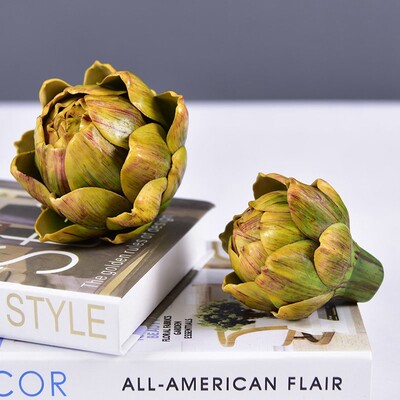 növény konyha virág műgyümölcs otthon lakberendezési tárgyak mesterséges articsóka mesterséges dekorációk műarticsóka