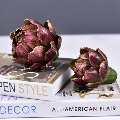 növény konyha virág műgyümölcs otthon lakberendezési tárgyak mesterséges articsóka mesterséges dekorációk műarticsóka