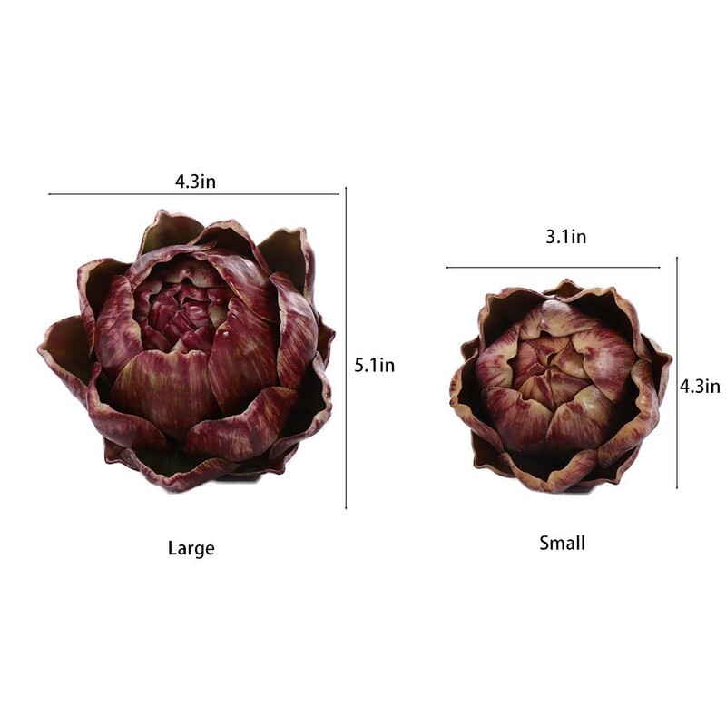 növény konyha virág műgyümölcs otthon lakberendezési tárgyak mesterséges articsóka mesterséges dekorációk műarticsóka