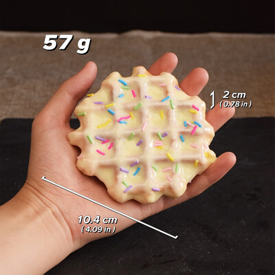 1 db, szimulációs kör alakú gofrikenyér, hamis európai szódakenyér, mintaablak dekoráció