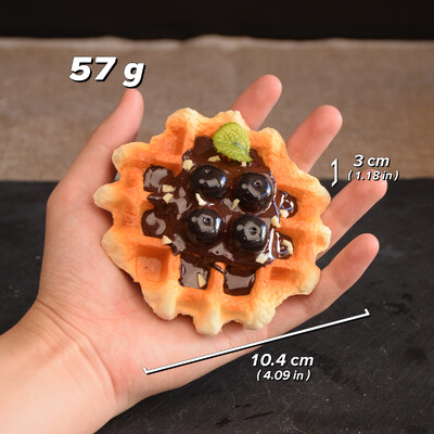 1 db, szimulációs kör alakú gofrikenyér, hamis európai szódakenyér, mintaablak dekoráció