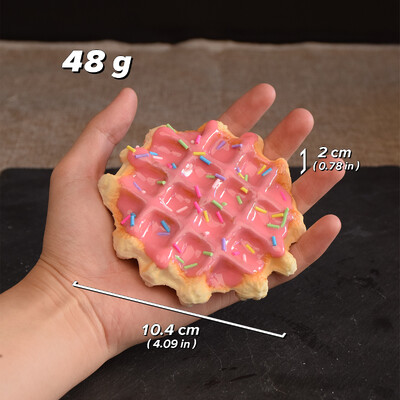 1 db, szimulációs kör alakú gofrikenyér, hamis európai szódakenyér, mintaablak dekoráció