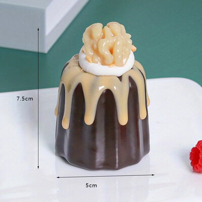 1 db mesterséges sütemény modell konyhai fagylalt desszert hamis étel dekoráció fotózás szimuláció torta modell asztaldísz