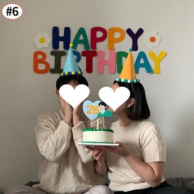 Ins Happy Birthday Banner Filc Anniversary Party Hangzászló Aranyos Gyerek Születésnapi Party Fotó Kellékek Jelenet Dekoráció 생일 장면 배치