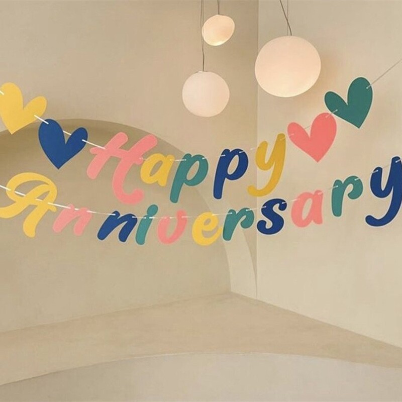 Ins Happy Birthday Banner Filc Anniversary Party Hangzászló Aranyos Gyerek Születésnapi Party Fotó Kellékek Jelenet Dekoráció 생일 장면 배치